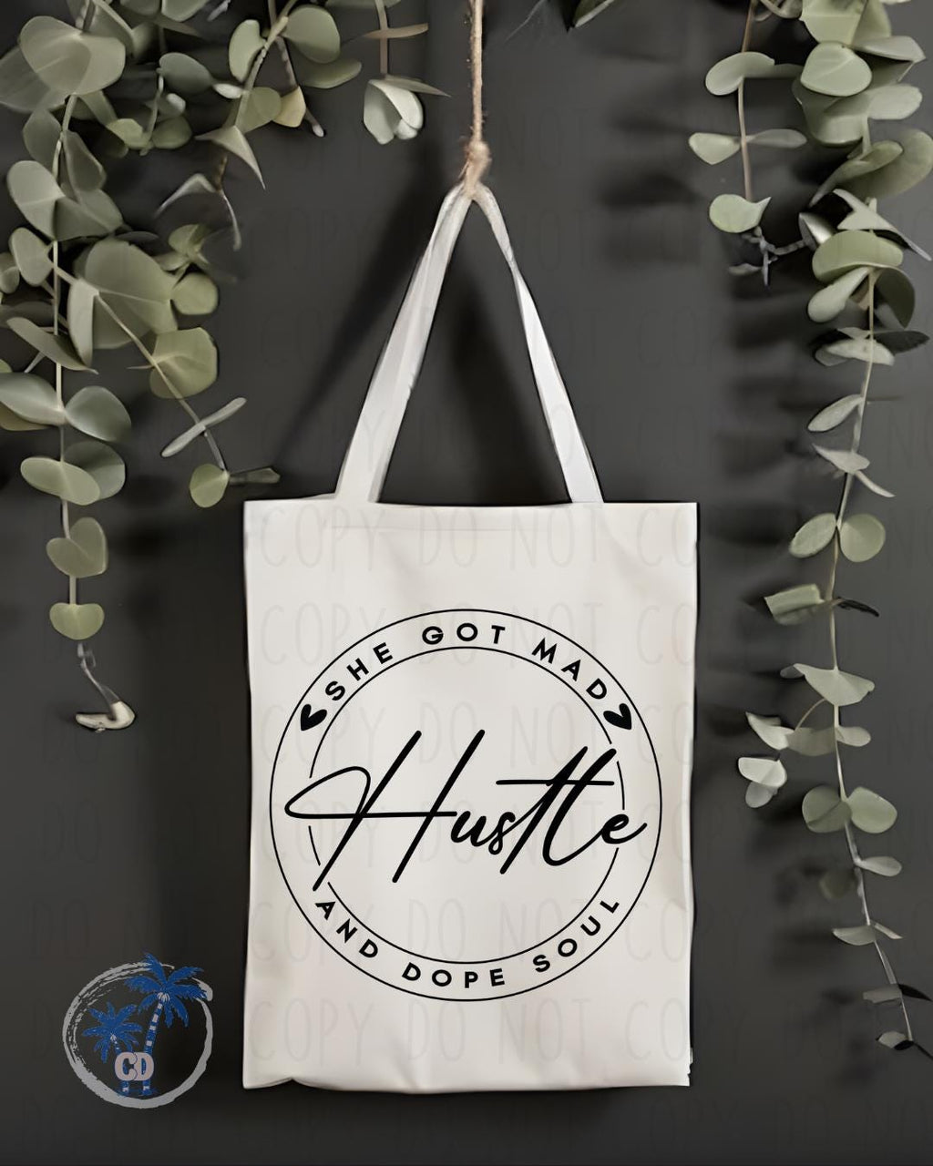 Homebody Canvas Tote Bag (13x15.7