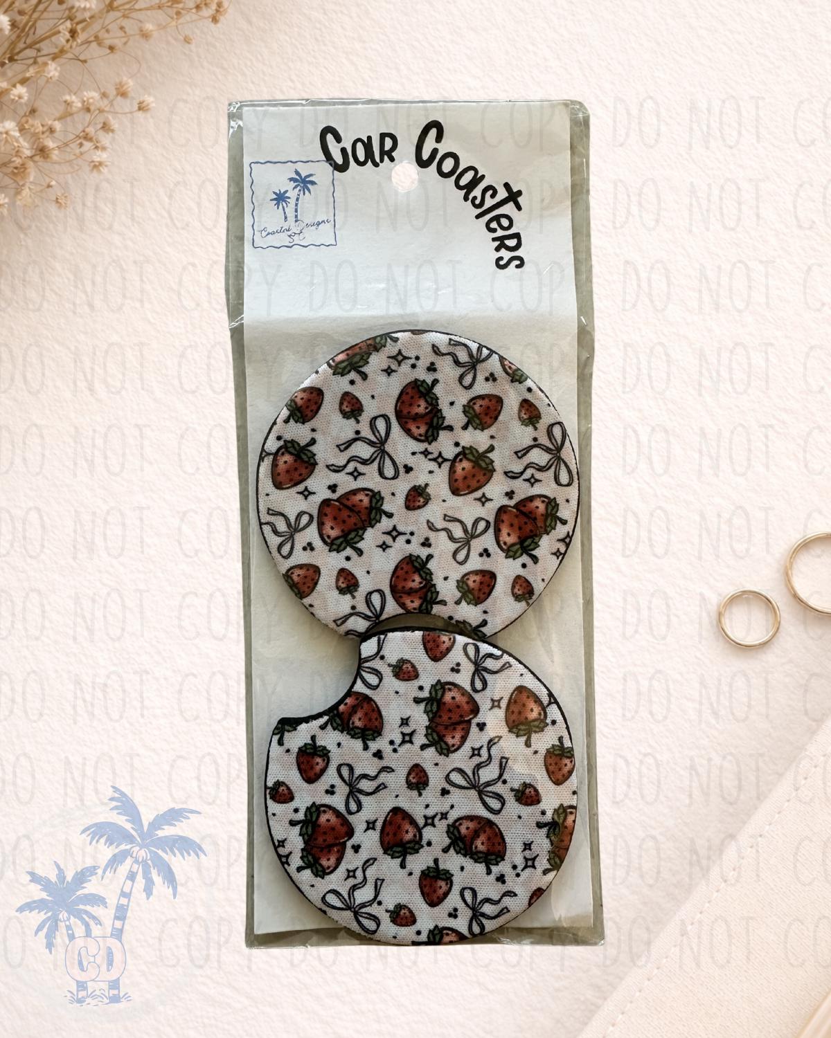 Car Coasters |Set of 2 |Gift | Car Accessories