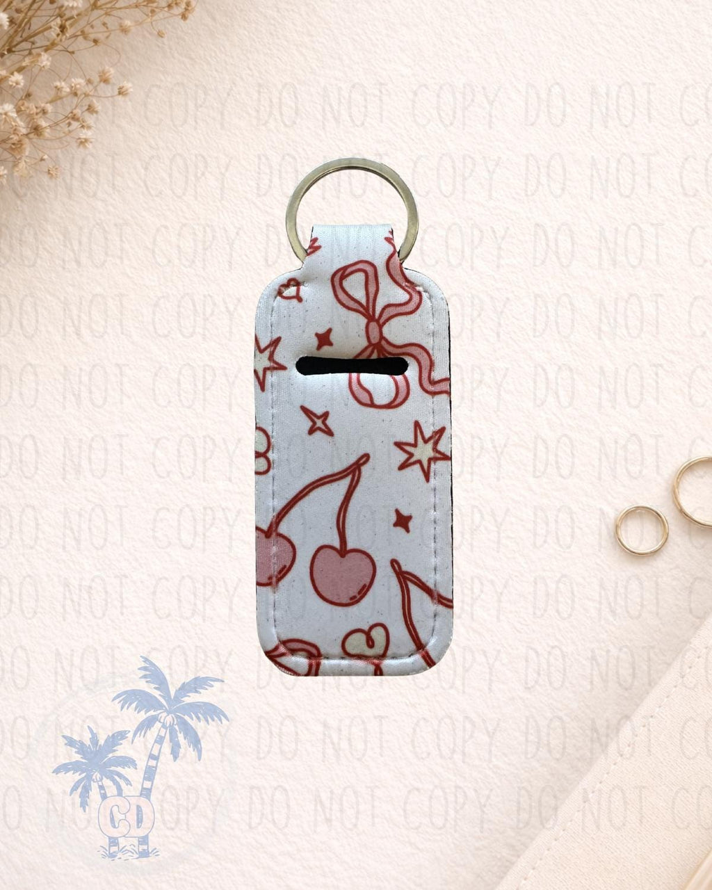 Lip Balm Holder Keychain