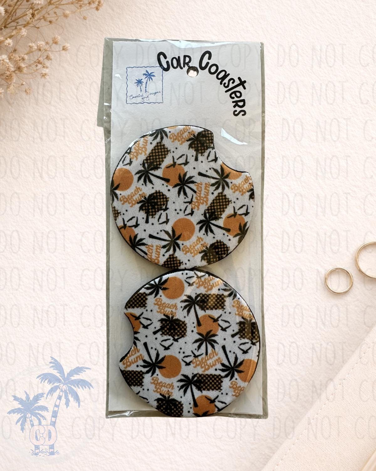Car Coasters |Set of 2 |Gift | Car Accessories