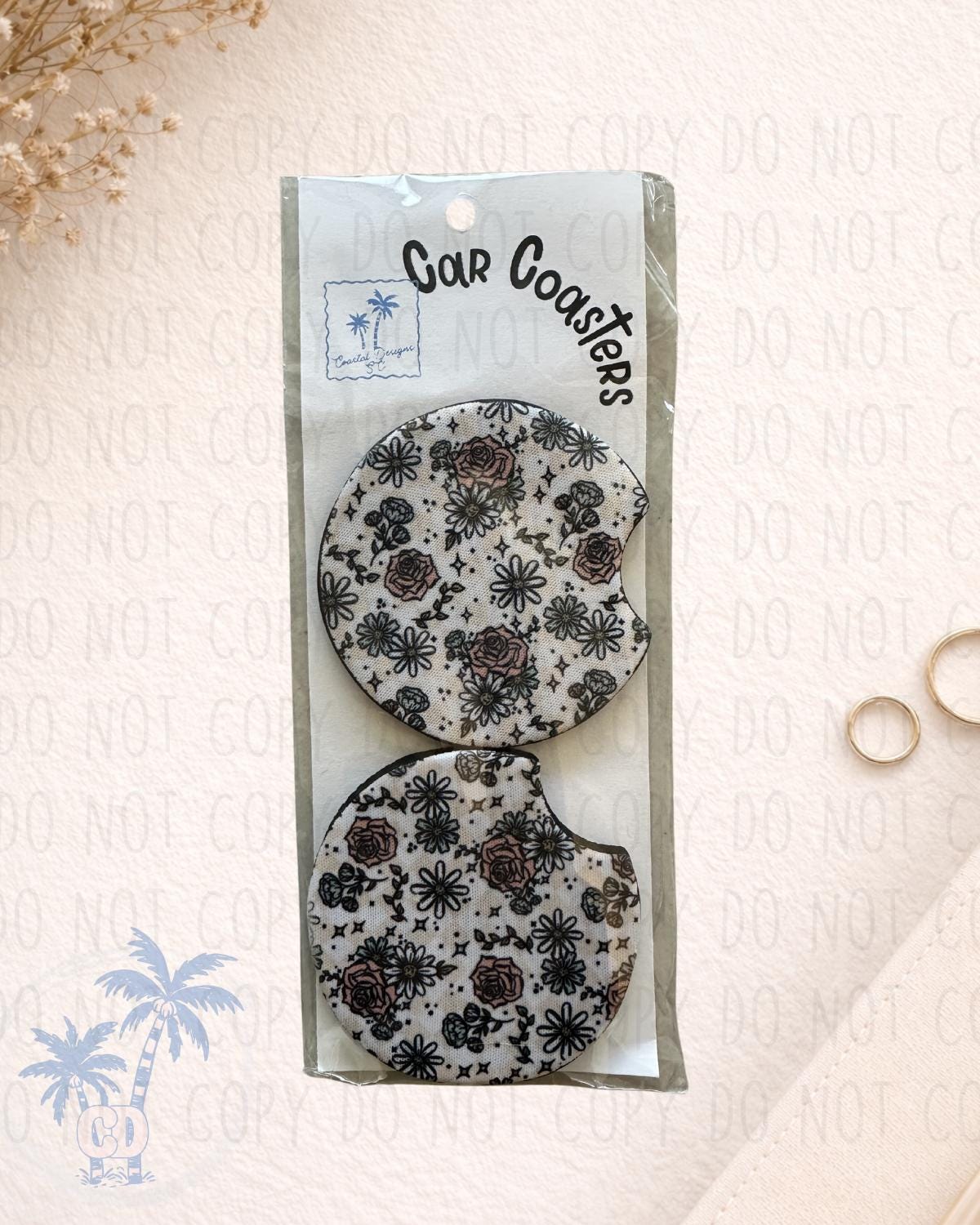 Car Coasters |Set of 2 |Gift | Car Accessories