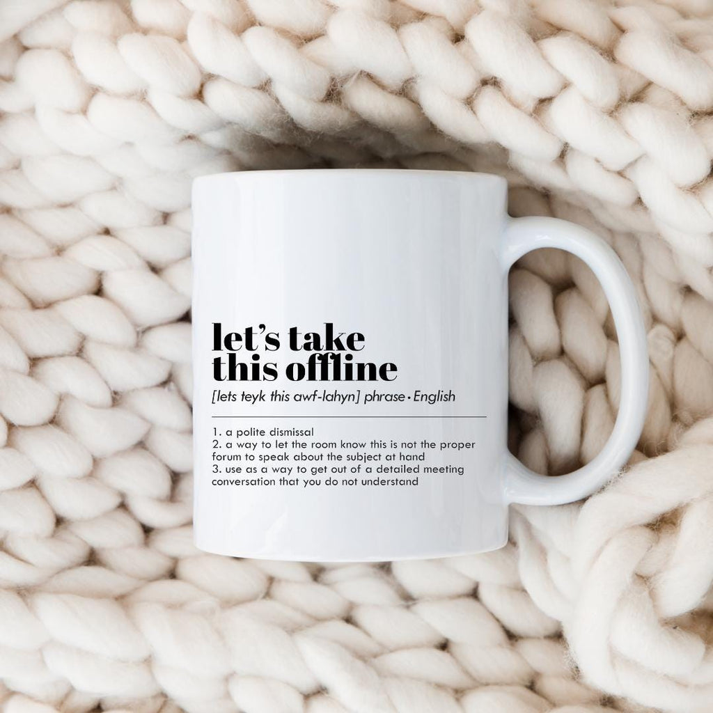 Office Phrase Mugs