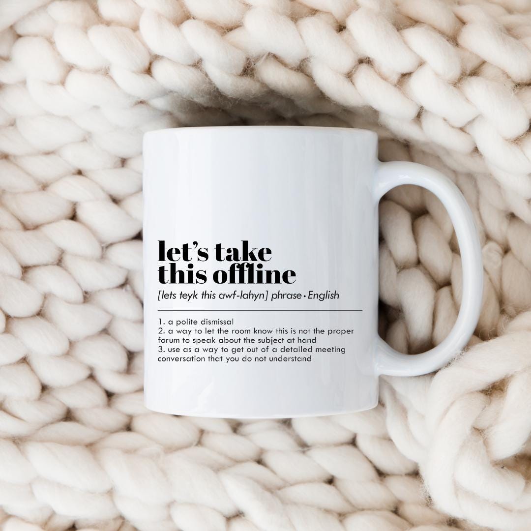 Office Phrase Mugs