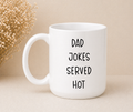 ☕ Dad Jokes (Black or White Handle)