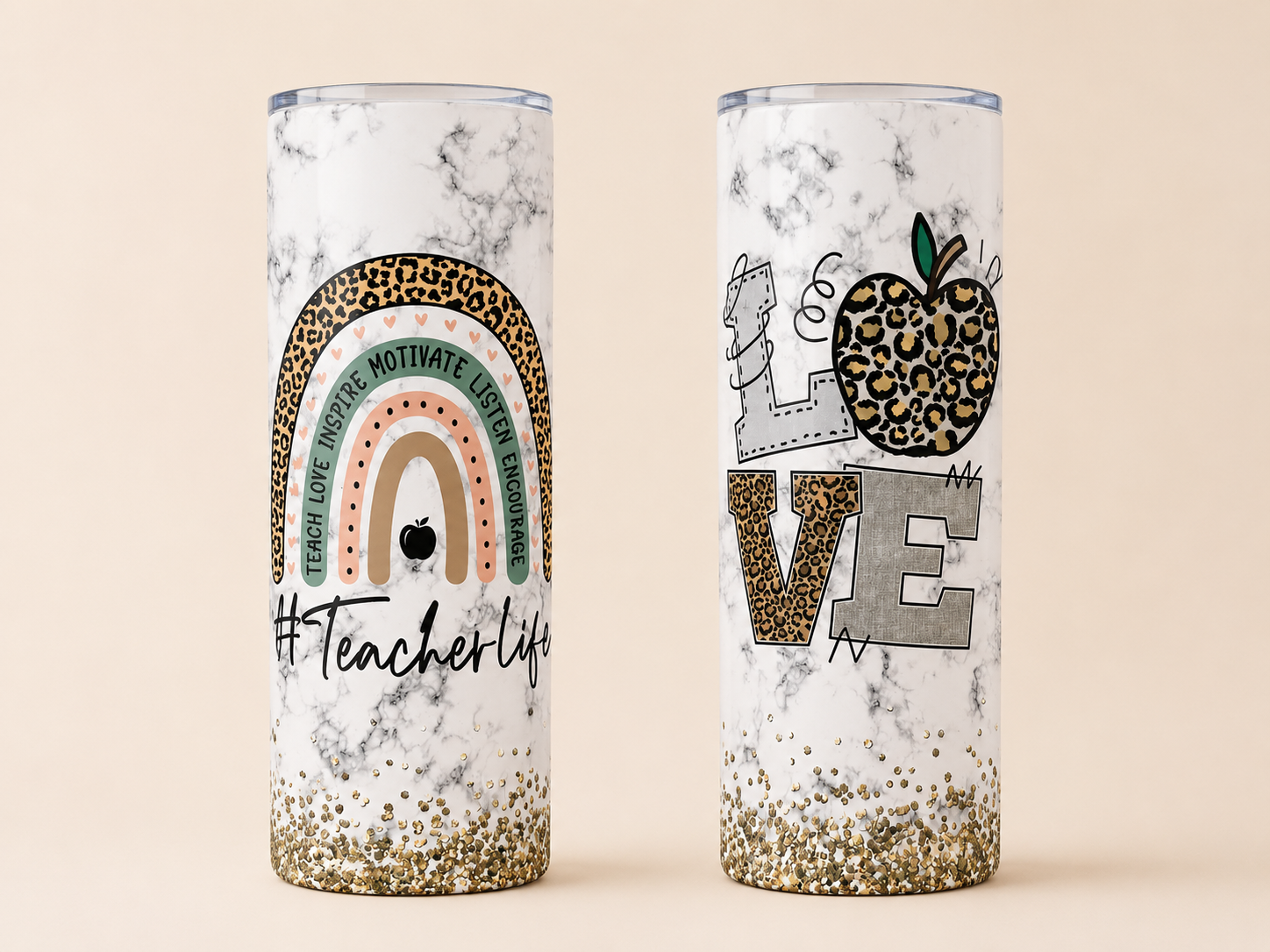 Teacher Tumbler (20oz Skinny Tumbler)