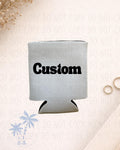 Customizable Cozie Drink Holder – Personalized Beverage Sleeve