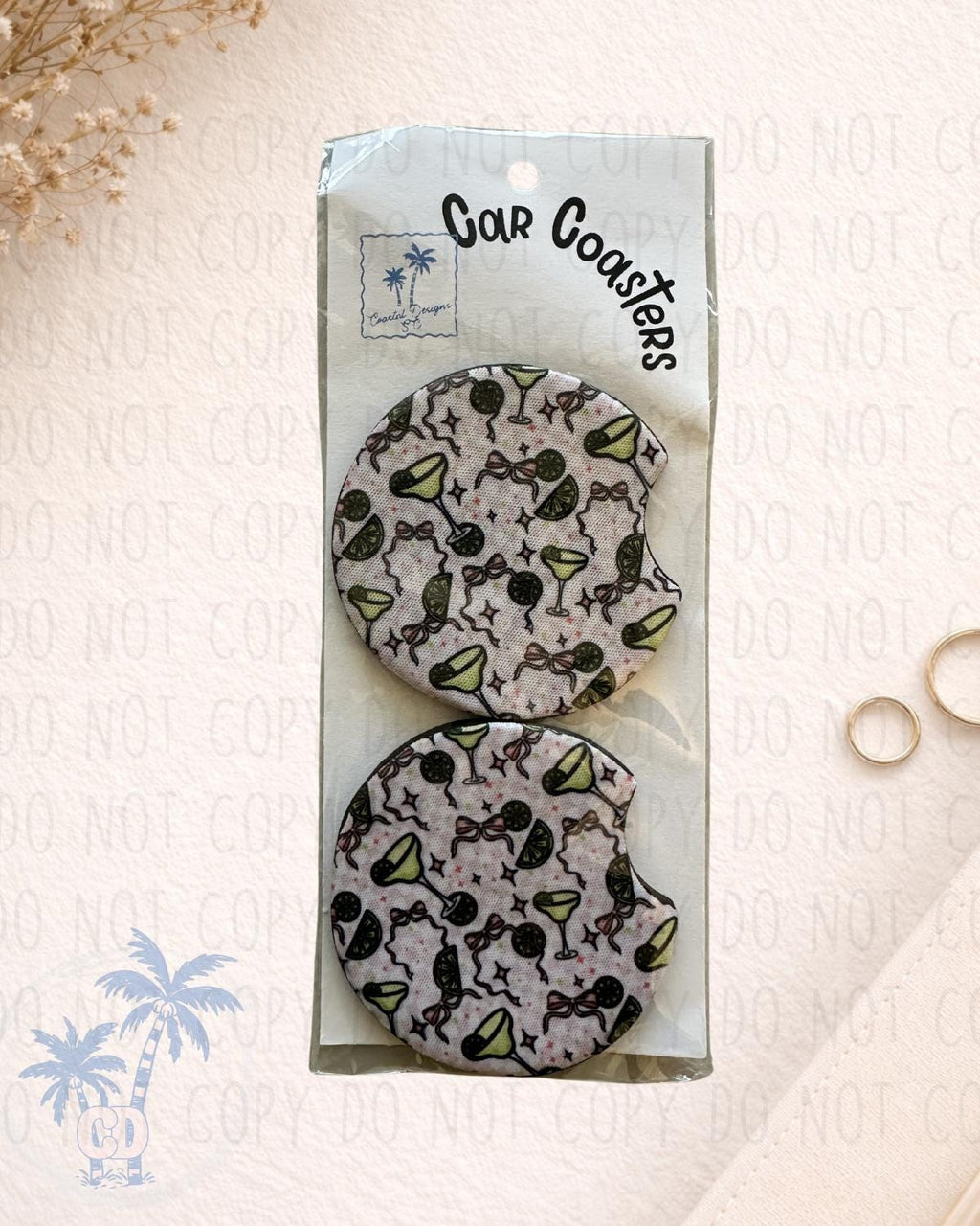 Car Coasters |Set of 2 |Gift | Car Accessories