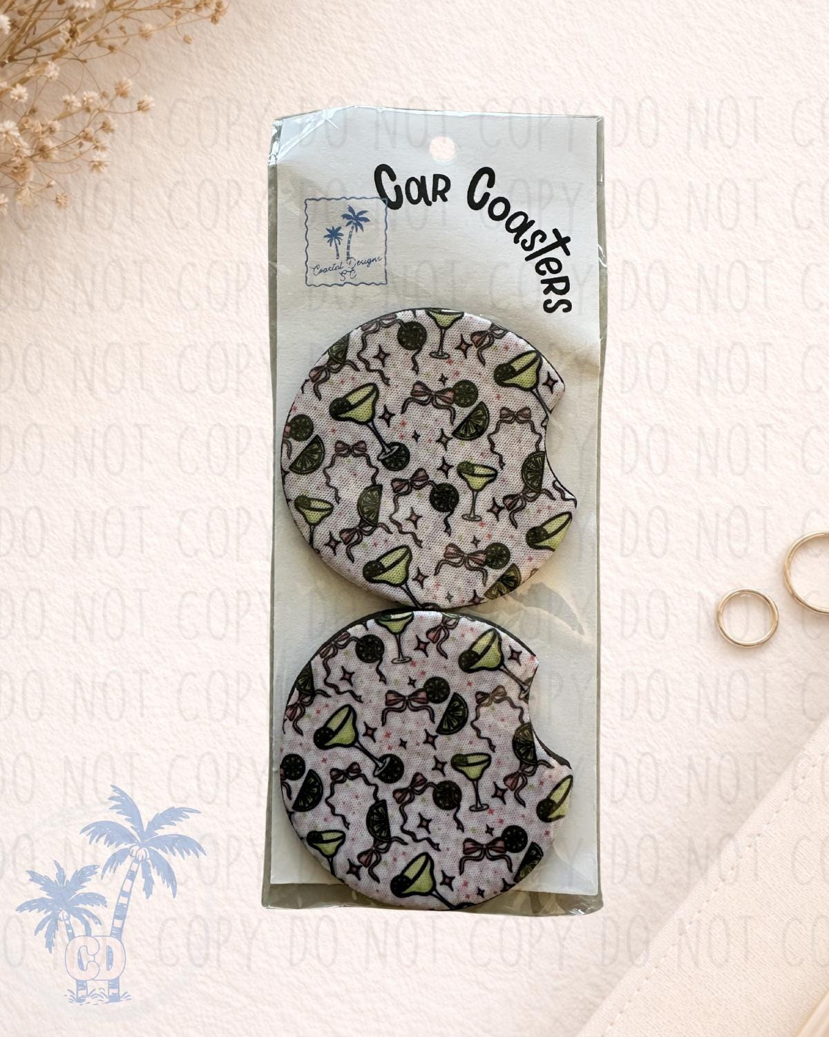 Car Coasters |Set of 2 |Gift | Car Accessories